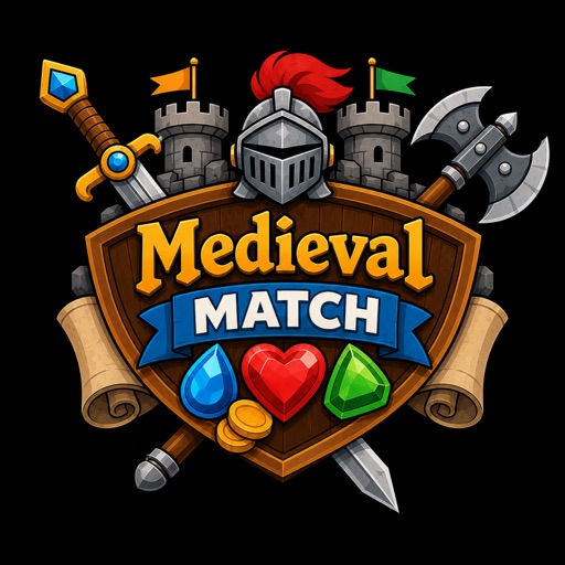 Medieval Match 3D app icon from the App Store